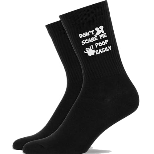 Geist Gespenst - Atmungsaktive Sportsocken Tennissocken Crew Socks Baumwolle Socken von Generisch