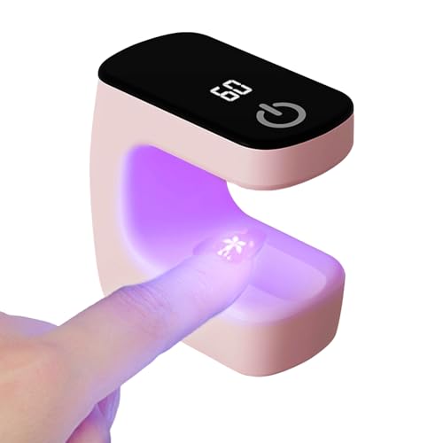 Gel-Nagellicht, LED-Lampen für Gel-Nagellack, Mini-Maniküre-Zubehör, tragbar für Frauen, Damen, Mädchen, Studenten, beschäftigte Profis, Salon, Werkstatt, Aktivitäten, Zuhause, von Generisch
