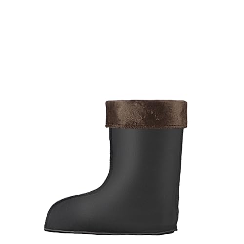 Gelbe Gummistiefel Damen Wasserfeste Schuhe Autumn And Winter Rain Boots Men'S Cotton Cover Men And Women Plus Velvet Thick Warm Cold Proof Rain Boots Rubber Shoes Cotton Einwegoverall (Hot Pink,40) von Generisch