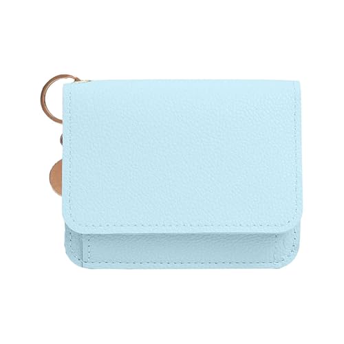 Geldbeutel Damen Klein Geldbeutel Portemonnaie PU Leder Kurzformat Geldbörse mit Vielen Fächern Leicht & praktisch kleines Portemonnaie mit Große Kapazität für Alltag und Reise von Generisch