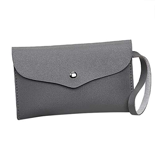 Geldbörse Damen klein,Frauen Mode kleinen quadratischen Clutch Taschen Geldbeutel Mini Brieftasche Herren Reißverschluss Geldbeutel mit Zipper Münzfach Brieftasche von Generisch