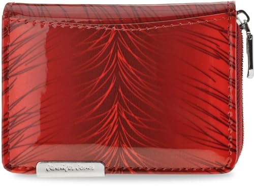 Geldbörse Kleines Portemonnaie Leder Geldbeutel Damen Jennifer Jones rot von Generisch