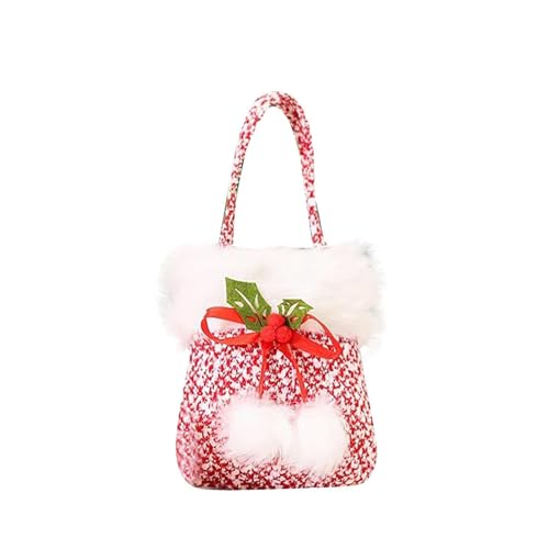 Generic 2024 Wiederverwendbare Weihnachtstüte, neues Weihnachts-Geschenkpaket, Cartoon-Geschenktasche, Kinder-Süßigkeitentüte, Verpackung, Geschenk-Box, Heiligabend, Geschenk-Aufbewahrungstasche, B, 1 von Generisch