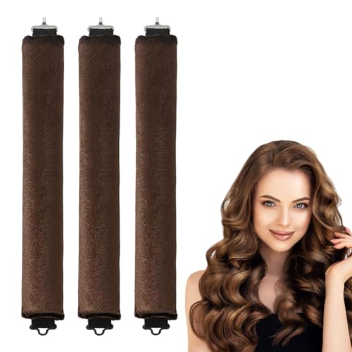 Generic Dicke, hitzefreie Lockenwickler, Stirnband-Lockenwickler, hitzefreie Lockenstange, Blowout-Stangen-Set, Curl-Styling-Set zum Schlafen für Frauen und Mädchen von Generisch