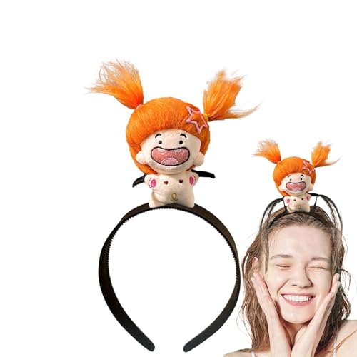 Generic Plüschpuppen-Stirnband – Sternbild, Puppen-Haarband, niedliche Haarreifen, Kinder-Haargummis, Make-up, modisches Accessoire für Mädchen und Kinder von Generisch