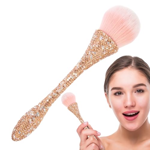 Generic Setting Powder Brush - Rouge-Make-up-Pinsel für Reisen, Puder-Foundation-Pinsel mit weichen Borsten, flexibles Gesichts-Make-up-Werkzeug für Damen, Mädchen, Teenager von Generisch