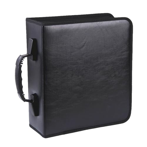 Generic Tragetasche für CDs – DVD-Organizer-Tasche mit Reißverschluss, große Kapazität, DVD-Schutz-Aufbewahrungstasche, Sammeltasche für Zuhause und Reisen von Generisch