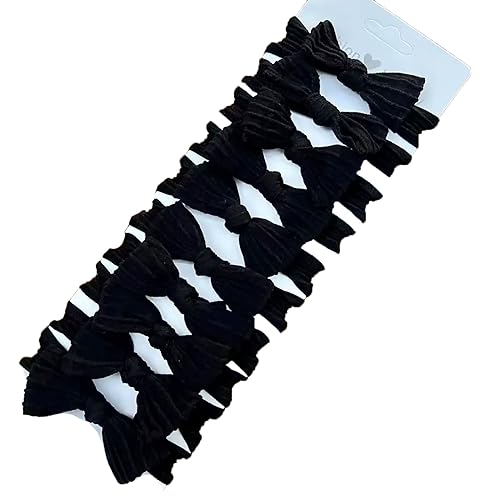 Generic Verbessertes hochelastisches Haarband, Fliege, Gummiband, hoher Pferdeschwanz-Stirnband, Haarschlaufe, Haarseil, Kopfbedeckung für Mädchen, A von Generisch