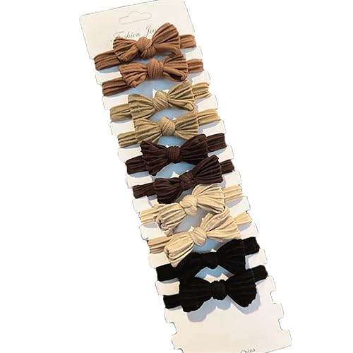 Generic Verbessertes hochelastisches Haarband, Fliege, Gummiband, hoher Pferdeschwanz-Stirnband, Haarschlaufe, Haarseil, Kopfbedeckung für Mädchen, B von Generisch