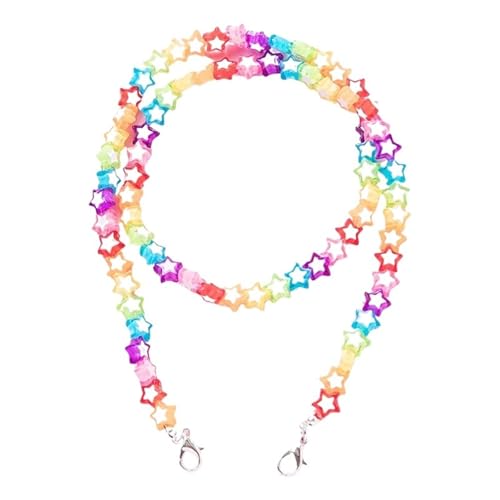 Generico Brillenkette mit bunten Perlen für Kinder - Anti-Verlust Maske und Brillenband, Taglia unica, Achat von Generisch