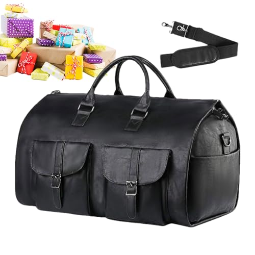 Generico Convertible Kopfhörer Tasche – leichte faltbare Tragetasche, wasserdichte Reisetasche, langlebige Schultertasche, Flugverpackungs-Organizer, Reißverschluss-Gepäck, Schwarz , riferimento von Generisch