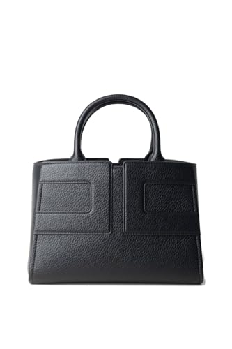 Generico Elisabetta Franchi Handtasche mit Maxi-Logo und Innentasche schwarz von Generisch