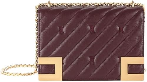 Generico Elisabetta Franchi Kleine Tasche gesteppt mit Schultergurt Rot ROUGE NOIR, Rot Rouge Noir von Generisch