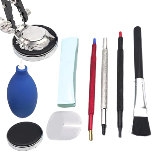 Generico Ersatz-Set für Uhren, 8-teiliges Set zur Einstellung von Uhren, Reinigung und Pflege von Schmuck für Anfänger, professionelle Heimanwender, Frauen und Geschenke von Generisch