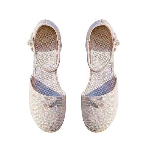 Generico Espadrilles Sandalen Mit Keilabsatz Espadrilles Sommer Geschlossene Zehe Sommerschuhe Plateau Plateau Platform Schnalle Oder Knöchelriemen Mode Bohemia Sandale Damen Lässige Sommersandalen Generico Espadrilles Sandalen Mit Keilabsatz Espadrilles Sommer Geschlossene Zehe Sommerschuhe Plateau Plateau Platform Schnalle Oder Knöchelriemen Mode Bohemia Sandale Damen Lässige Sommersandalen von Generisch