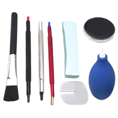 Generico Kit zum Entfernen von Gliedern und Armbanduhren | Komplettes Set 8 Stück für Uhrarmbänder, Haushaltspolierer für Anfänger und Profis Herren Damen von Generisch