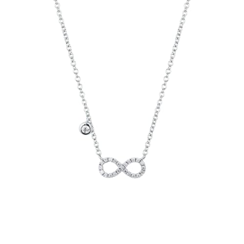 Generico Mirco Visconti Halskette mit Unendlichkeitsdiamanten von Generisch