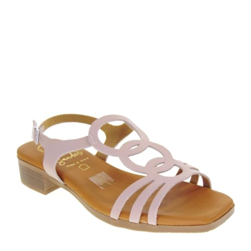 Generico OH MY Sandals 5339 Sportsandalen für Damen, Leder, großer Absatz, 3 cm, Gummisohle, phard, 36 EU von Generisch