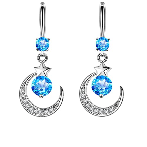 Generico Ohrringe Design Ohrringe Moon Kreative Diamant Ohrringe Verkauf Temperament Ohrringe Schmuck für Mädchen, Einheitsgröße, Kein Edelstein Generico Ohrringe Design Ohrringe Moon Kreative Diamant Ohrringe Verkauf Temperament Ohrringe Schmuck für Mädchen, Einheitsgröße, Kein Edelstein von Generisch
