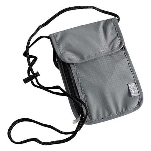 Generico RFID Blocking Pouch Anti-Theft Travel Pouch Waterproof RFID Bag Faraday Shielding Pouch Credit Card Protection Bag RFID Blocking Wallet Travel RFID Blocking Pouch Anti-Magnetic Pouch, grau, von Generisch
