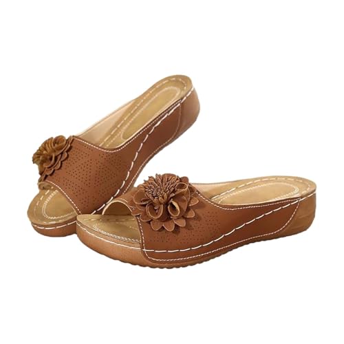 Generico Sandalen Damen Sommer Casual Orthopädische Hausschuhe mit offener Zehe Hausschuhe Unterstützung Bogen Sandals rutschfeste Gummisohlen Bequeme Schuhe Outdoor Trekking Shoes Strand Pool Open Generico Sandalen Damen Sommer Casual Orthopädische Hausschuhe mit offener Zehe Hausschuhe Unterstützung Bogen Sandals rutschfeste Gummisohlen Bequeme Schuhe Outdoor Trekking Shoes Strand Pool Open von Generisch