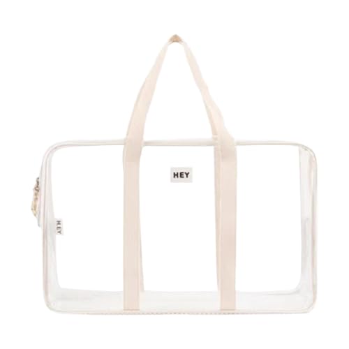 Generico Transparente Pooltasche – Transparenter wasserdichter Pool mit großer Kapazität | Robustes und leicht zu reinigendes Design für Kinder und Erwachsene, Strandtasche für Badeanzüge, Weiß, von Generisch