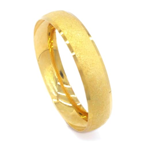 Generisch 1,5cm Bilezik Armreifen Simli üclü Gold Armreif 22 Karat Vergoldet Altin Bileklik Kuyumcu 6,4 (S) von Generisch