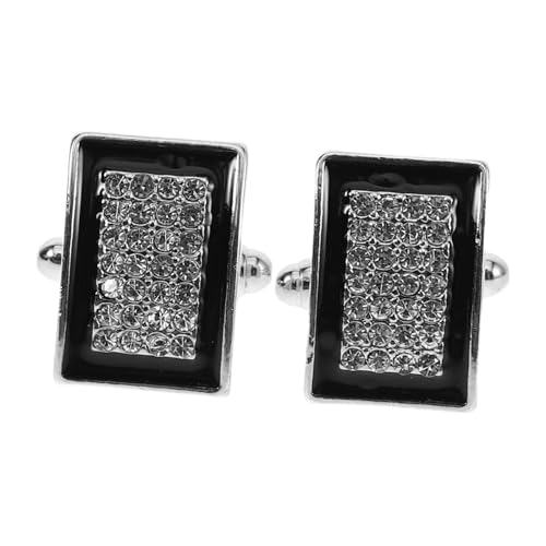 Generisch 1 Paar Manschettenknöpfe für Herren Anzug Zubehör im Französischen Design für Hochzeiten Geschäftsveranstaltungen Besondere Anlässe Langlebig von Generisch