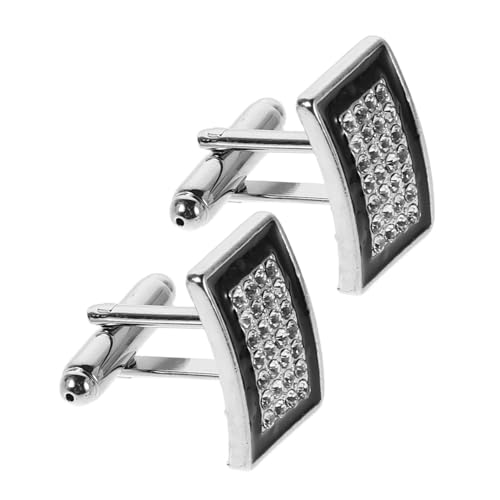 Generisch 1 Paar Manschettenknöpfe für Herren mit Tropfenöl Elegantes Design für Hochzeiten Geschäftsmeetings Besondere Anlässe Stilvolle Hemd Accessoires für Einen Raffinierten Look von Generisch