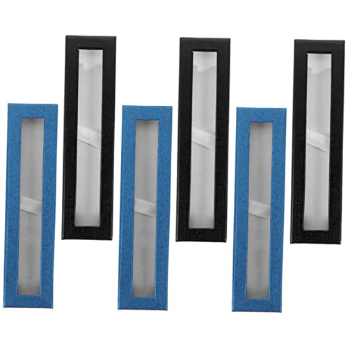 Generisch 1 Satz Himmel Und Erde Cover Federmäppchen Bleistift-Aufbewahrungstasche Blaue Gelstifte Klares Federmäppchen Etui Leerer Kugelschreiber Schwarzer Stifthalter Löschbar Papier 6st von Generisch