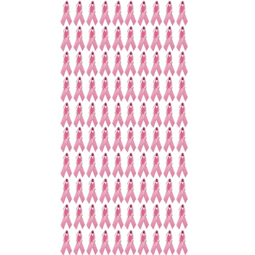 Generisch 100 Stück rosa Bandnadeln,Brustkrebs Bewusstseins Pink Ribbon Brustkrebs Anstecknadeln Mit Rosa Schleife Brustkrebs-Bewusstseins-Abzeichen Jewelry Fundraising Accessories Generisch 100 Stück rosa Bandnadeln,Brustkrebs Bewusstseins Pink Ribbon Brustkrebs Anstecknadeln Mit Rosa Schleife Brustkrebs-Bewusstseins-Abzeichen Jewelry Fundraising Accessories von Generisch