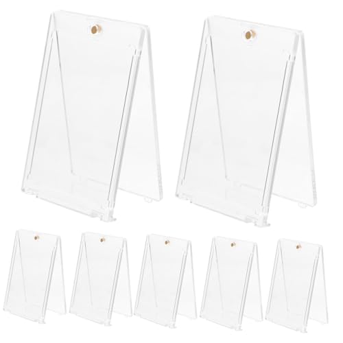 Generisch 10st Schutz des Heimkarteninhabers Sportkartenhalter Abgestuftes Kartenetui Sportkartenschutz Spiel Fall Sammelkarte Trennwände RFID Kartenetui Für Herren Für Karten Hartplastik von Generisch