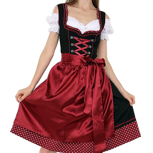 Generisch 1300 Trachtenkleid 3Tlg. Dirndl, Oktoberfest Gr.34 von Generisch