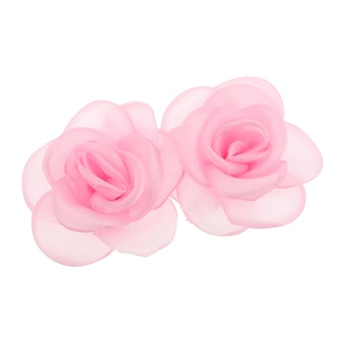 Generisch 2 Stück Blumenhochschuhe Schnalle Blumen Schuhclips High-heels-schuh-blumendekoration Abnehmbare Blumenschuhschnallen Schuhclip-anhänger Für Damen Blumenschuhschmuck Rosa Legierung von Generisch
