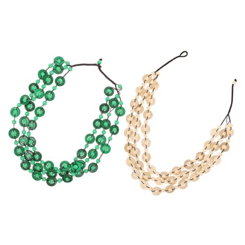 Generisch 2 Stück Boho Halskette Kokosnuss Schalen Teiliges Handgefertigte Holzperlen Farbenfrohes Beach Schmuck für Frauen für Sommer und Strandurlaub von Generisch