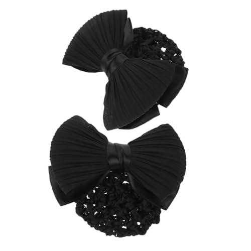 Generisch 2 Stück Dutt Abdeckung für Damen Haarnetz für Stewardessen Krankenschwestern und Professionelle Auftritte von Generisch