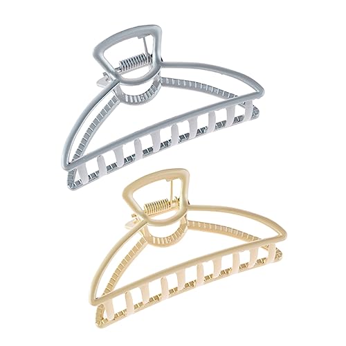 Generisch 2 Stück Große Haar Klauenclips Modische Frauen Haarspangen Kiefer Haarspangen von Generisch