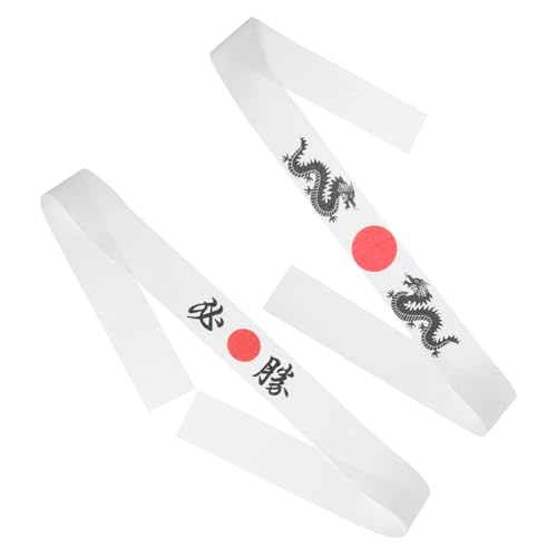 Generisch 2 Stück Japanisches Karate Stirnband Atmungsaktive Chef Bandana für Küchen Samurai Elegantes Hachimaki für Erwachsene Sport Cosplay Generisch 2 Stück Japanisches Karate Stirnband Atmungsaktive Chef Bandana für Küchen Samurai Elegantes Hachimaki für Erwachsene Sport Cosplay von Generisch