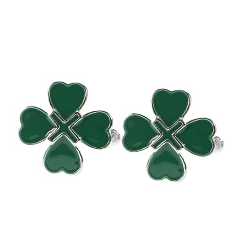 Generisch 2 Stück Stylische Manschettenknöpfe Legierung mit Irischem Komfortabel Elegant für Festliche Anlässe Passend für Männer Frauen von Generisch