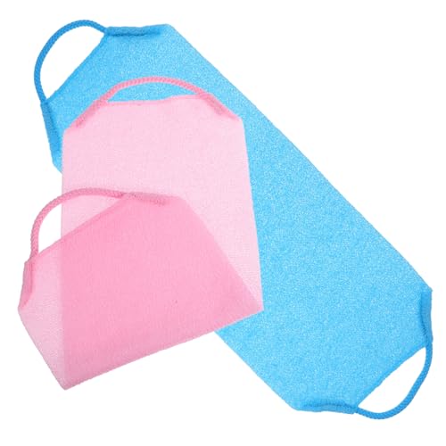 Generisch 2 Stücke Zurück Wäscher Körper Peeling Handtücher Bad Peeling Handtuch Peeling Waschlappen Peeling Bade Wäscher Waschen Handtuch von Generisch