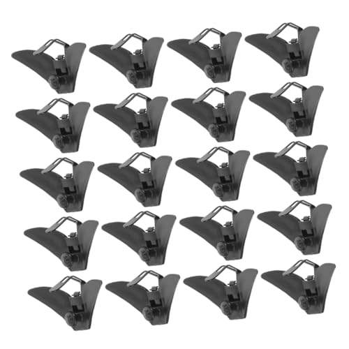 Generisch 20 Stück Krawattenklammern für Männer Verstellbare Fliege Clips Robustem Metall Kunststoff für Hochzeiten Geschäftsmeetings Täglichen Gebrauch Krawattenzubehörteile von Generisch