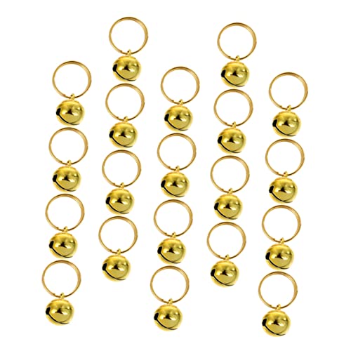 Generisch 20 Stück Kupfer Glocken Diy Weihnachtsdeko Haustier Glocken Langlebig Festlich Klingelnd für Bastelarbeiten und Schmuck Anhänger Dekoration Generisch 20 Stück Kupfer Glocken Diy Weihnachtsdeko Haustier Glocken Langlebig Festlich Klingelnd für Bastelarbeiten und Schmuck Anhänger Dekoration von Generisch