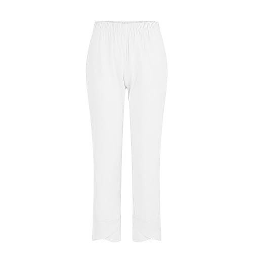 Generisch 2024 Damen Hose Leinenhose Baumwolle Leinen Stoffhose Freizeithose Sommerhose Pumphose Yogahose Casual Einfarbig Hippie High Waist Hose Stretch mit Taschen Hose21 Generisch 2024 Damen Hose Leinenhose Baumwolle Leinen Stoffhose Freizeithose Sommerhose Pumphose Yogahose Casual Einfarbig Hippie High Waist Hose Stretch mit Taschen Hose21 von Generisch
