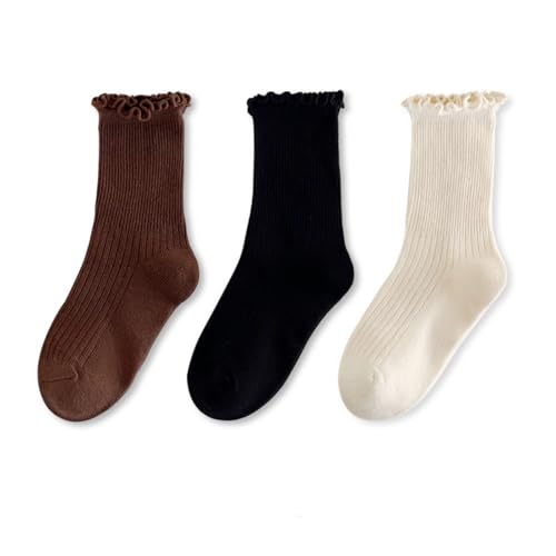 Generisch 2025 Säuglingssocken Bodensocken Sommersocken Cartoon Dünn Atmungsaktiv Cartoon Mode 3St Schlafanzug 152 Jungen (Coffee, L) von Generisch