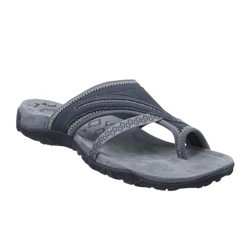 Generisch 2025 Women's Post Orthopedic Arch Support Sandals with Arch Support on Toe Ring Casual Flip Flop (5,43) von Generisch