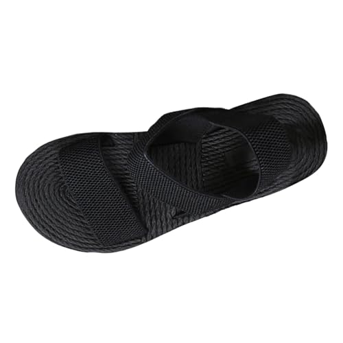 Generisch 2026 Damenschuhe Sommermode Strandsandalen Nesh Gummiband Keilsandalen Damen Schuhe Keilabsatz Sommer (BK2, 42) von Generisch