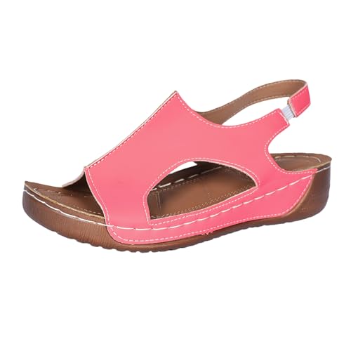 Generisch 2026 Strandschuhe Damen Hausschuhe Seaside Flat One Slipper Sandalen Damen Schuhe 37 Schwarz (40) von Generisch