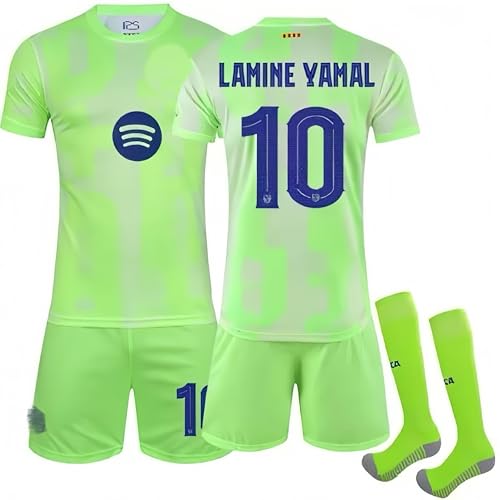 Generisch 25/26 New Season Trikot Nr.10 Fussball Erwachsene/Kinder Heim/Auswärtstrikot Fußballtrikots Trainingsanzug Shorts Socken von Generisch