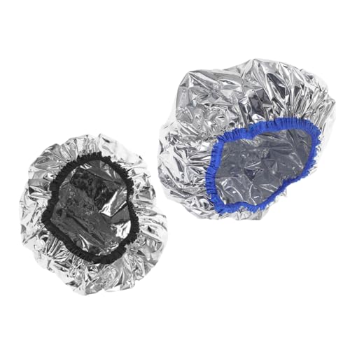 Generisch 2st Haarfärbekappe Aus Aluminiumfolie Multifunktionale Kleiderbügel Konditionierende Aluminiumfolie Außenflasche Schnallenscharniere Kleine Sandsäcke Damen Flachmann Reifen Flicken von Generisch