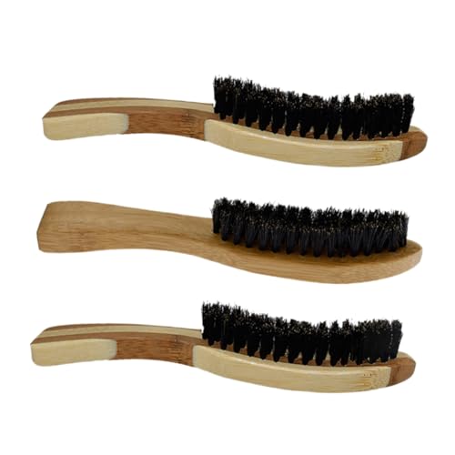 Generisch 3st Bartbürste Wildschweinborstenbürsten Rasierpinsel Fänger Bart Für Männer Balsam Ehrlich Werkzeug Zur Bartpflege Bartschneider Männer Haarbürste Mit Borsten Nase Borstenhaar von Generisch